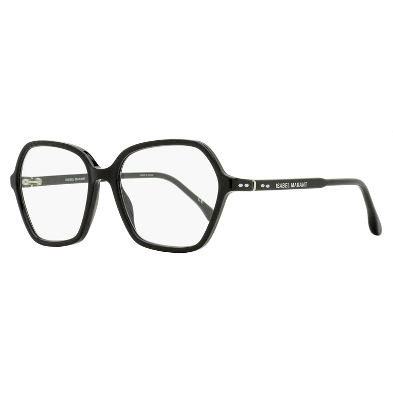 Geometric Blue Block Eyeglasses IM0092/BB 807 Black 53mm