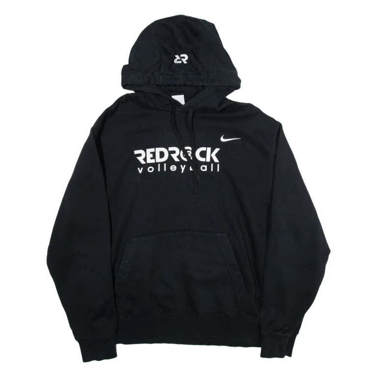 NIKE Red Rock Volleyball Womens Black Hoodie USA L
