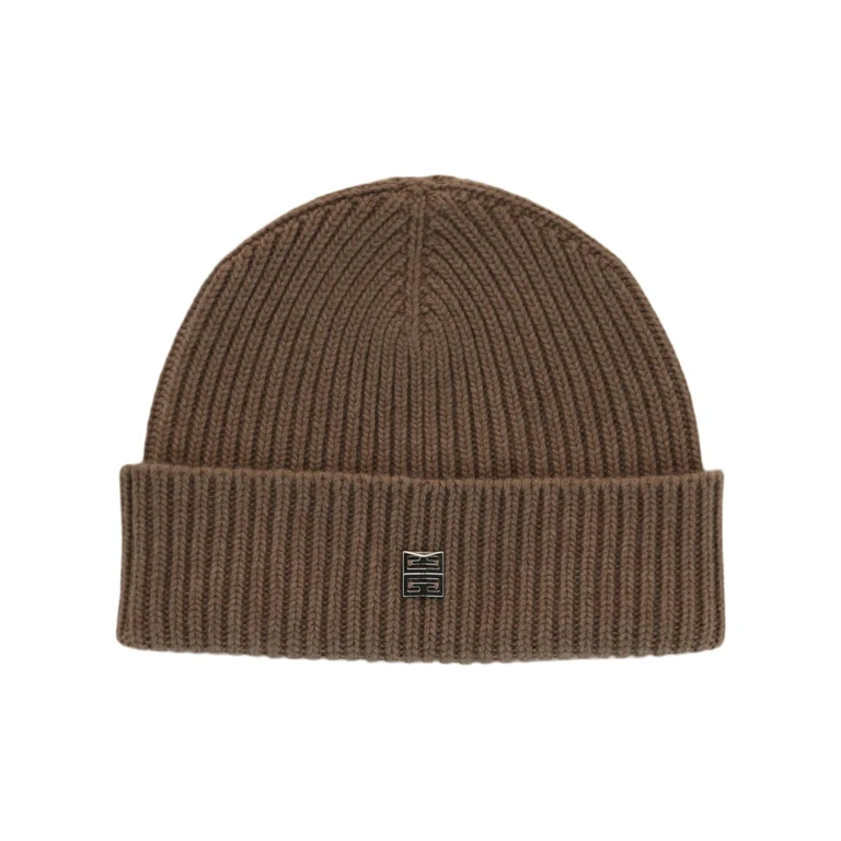 Ribbed Wool-Blend Beanie