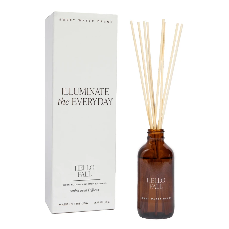 Hello Fall Amber Reed Diffuser