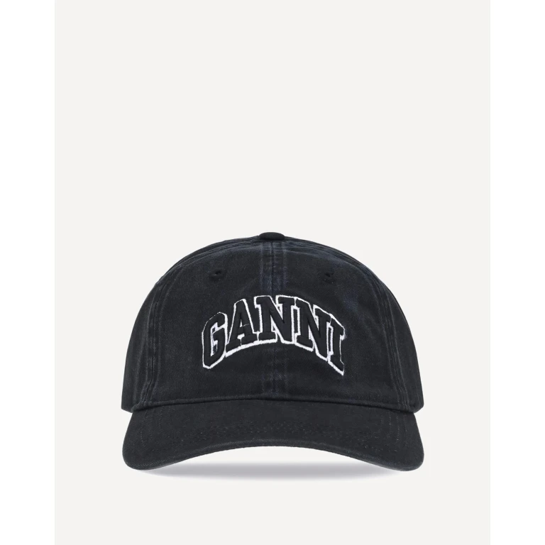GANNI Logo Baseball Cap Female UNI