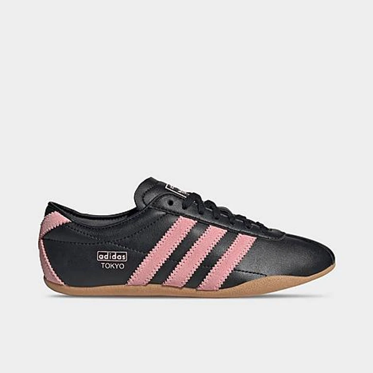 adidas Big Kids Originals Tokyo Casual Shoes in Cloud White/Aurora Coffee/Gum Size: 3.5