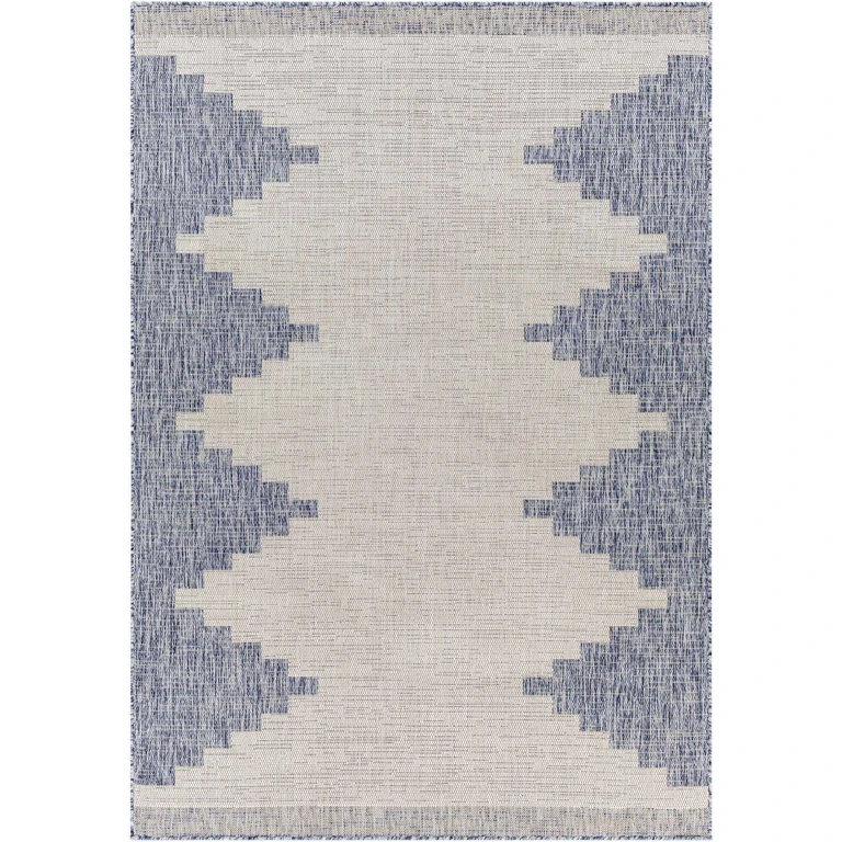 Djugun Blue Outdoor Rug - Clearance