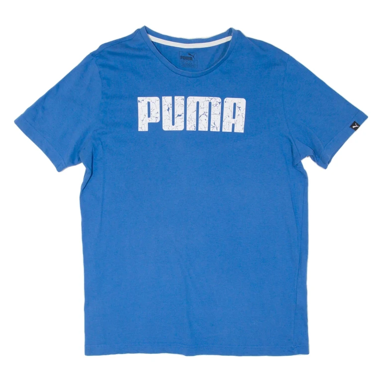 PUMA Mens T-Shirt Blue M