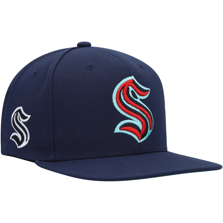 Men's NHL Alternate Flip Snapback Kraken Snapback Caps