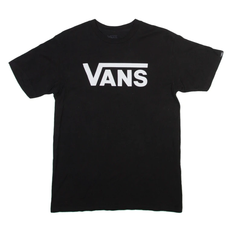 VANS Mens T-Shirt Black S