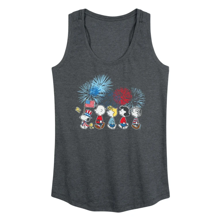 USA Parade - Women's Racerback Graphic Tank