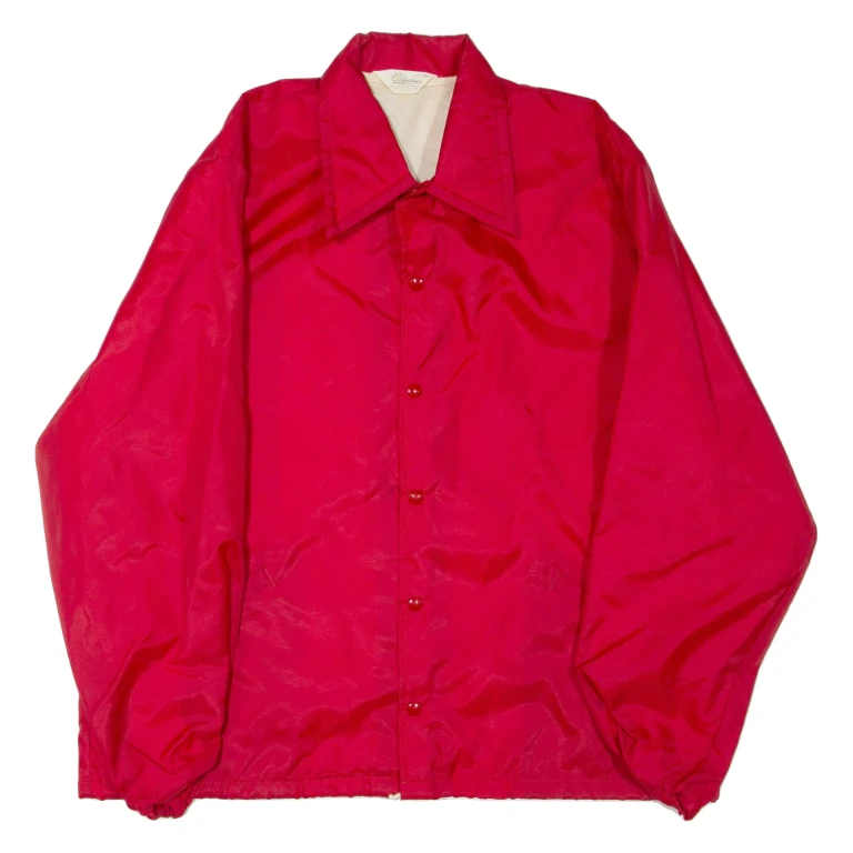 GEM SPORTSWEAR Mens Track Jacket Red XL