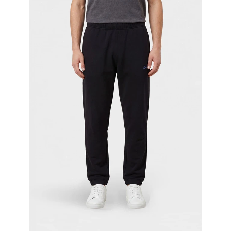 Single Knee Wide Leg Cotton Jogging Trousers with Logo (FG65PA2014MJ99J)