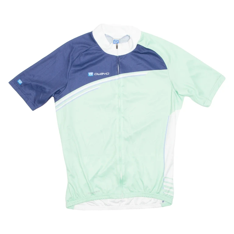 Cycling Womens Jersey Green Full Zip UK 6