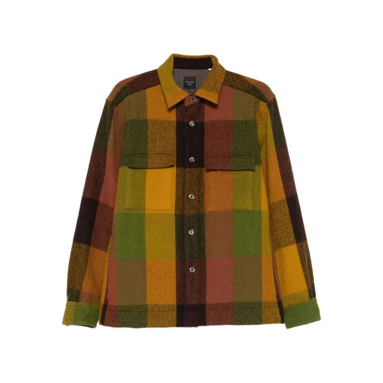 Wool Check Overshirt