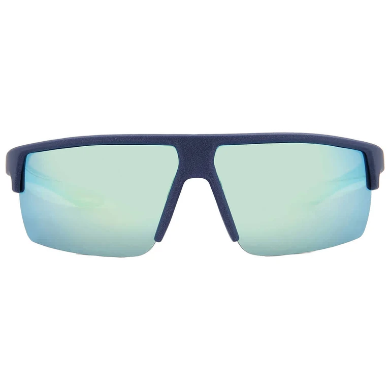 BG 23 439 Polarized Green Mirror Wrap Mens Sunglasses 10270157.CGR NVGRN