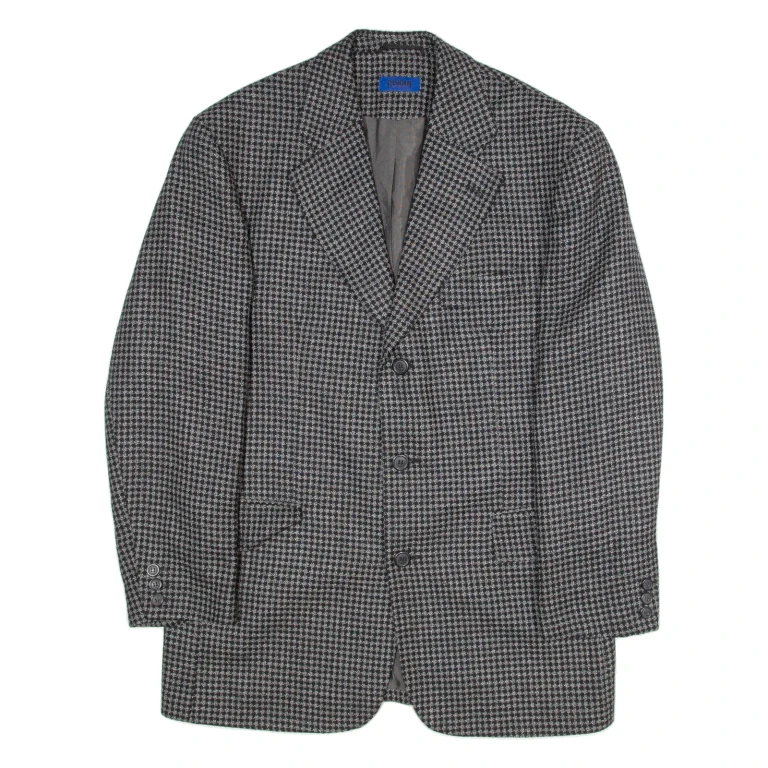CINQUE Womens Blazer Coat Black Polka Dot M