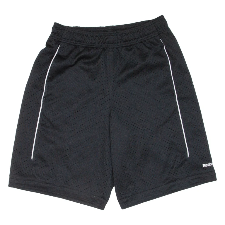 REEBOK Mens Sports Shorts Black Relaxed S W31