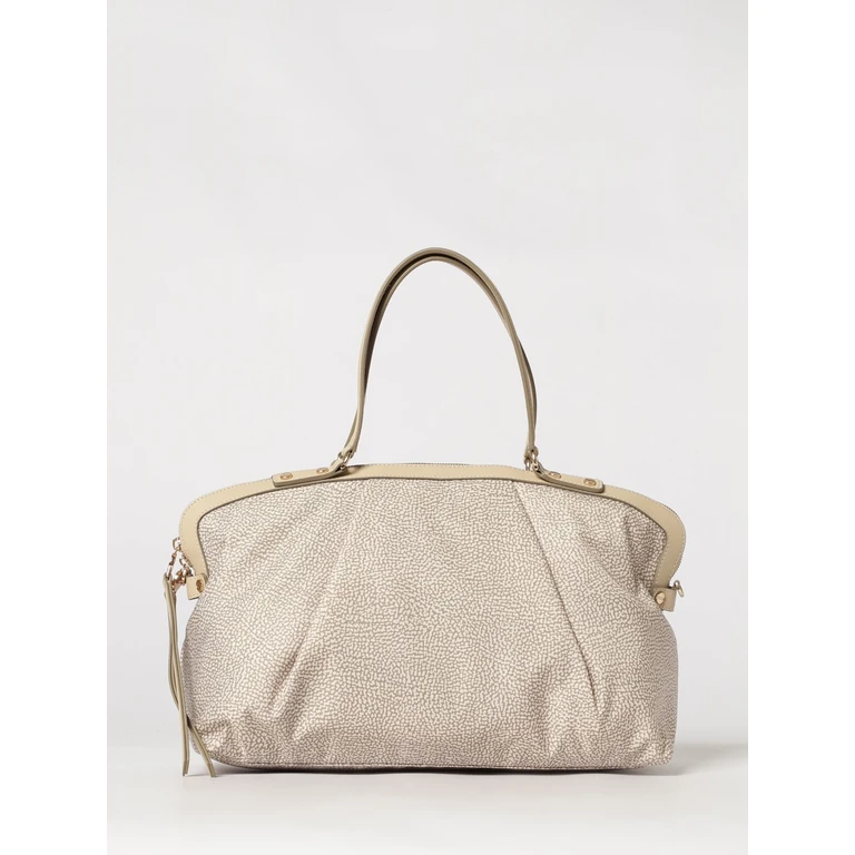 Frame Polka Dot Recycled Nylon Boston Bag with Leather Details (91010218AC75)