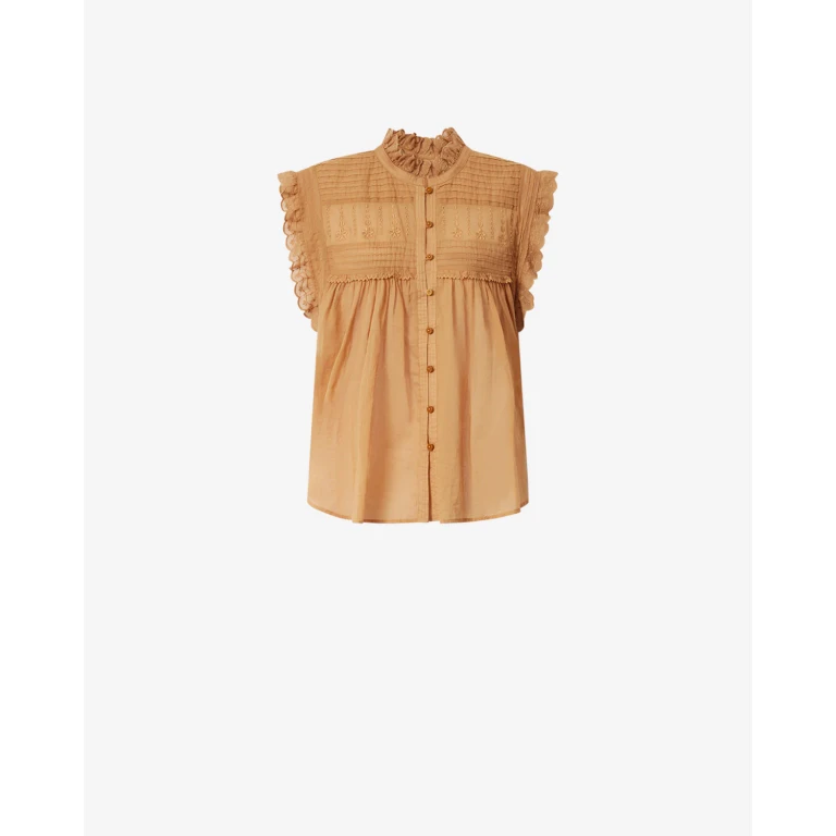 Haut / Top Dersia - Femme - Caramel - Taille34 - Marant Étoile