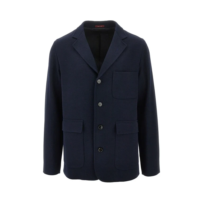 Chaqueta Gucci de botonadura sencilla en punto de algodón