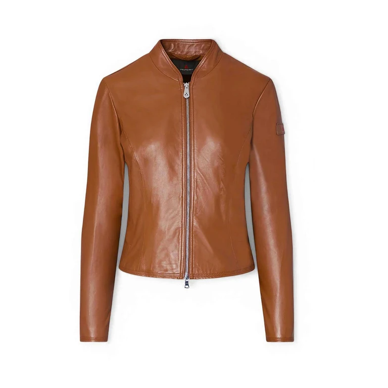 Peuterey Blouson En Cuir - Marron (PED529099011856466)