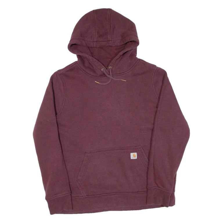 CARHARTT Womens Maroon Hoodie L