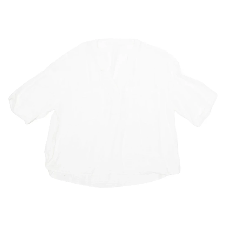 Sheer Womens Blouse White XL