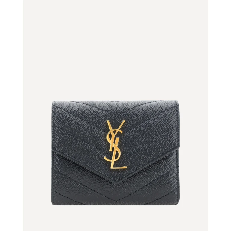 SAINT LAURENT Cassandre leather Wallet Female UNI