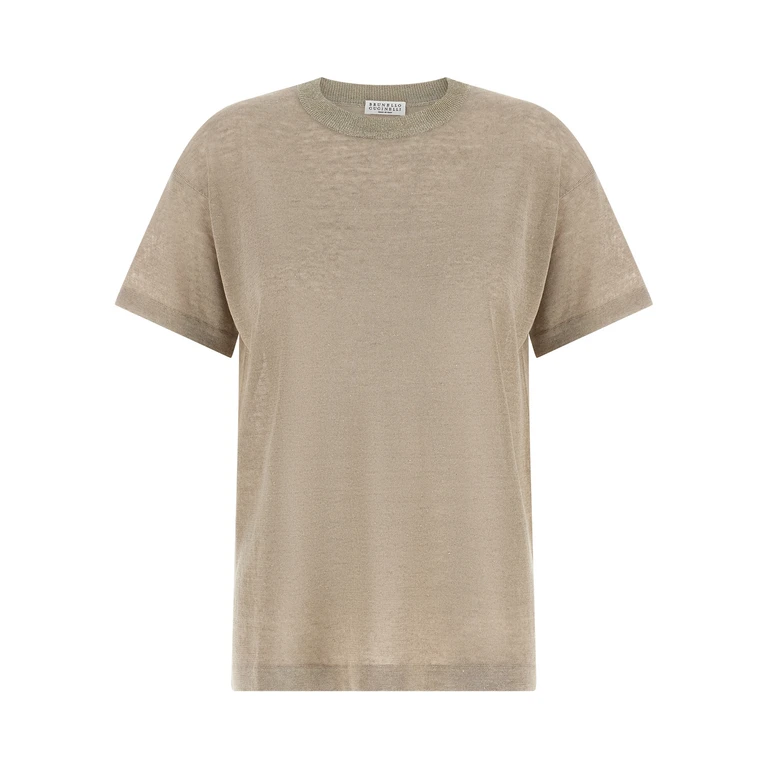 Brunello Cucinelli Beige Linen Cardigan Clothing - Women