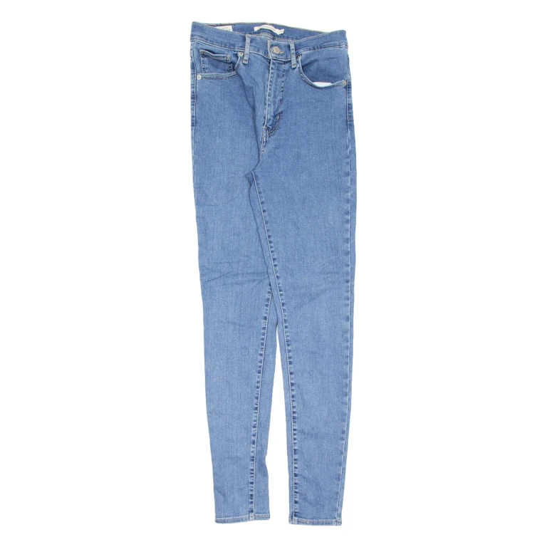 LEVI'S Mile High BIG E Womens Jeans Blue Slim Skinny W28 L30