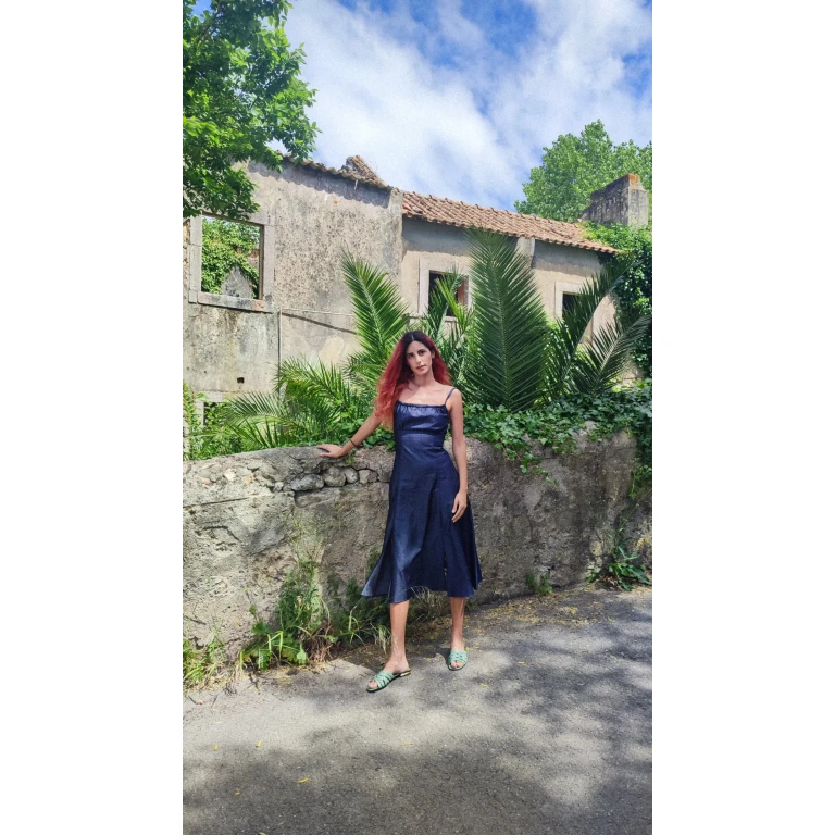 EUPHORBIA DRESS - DENIM