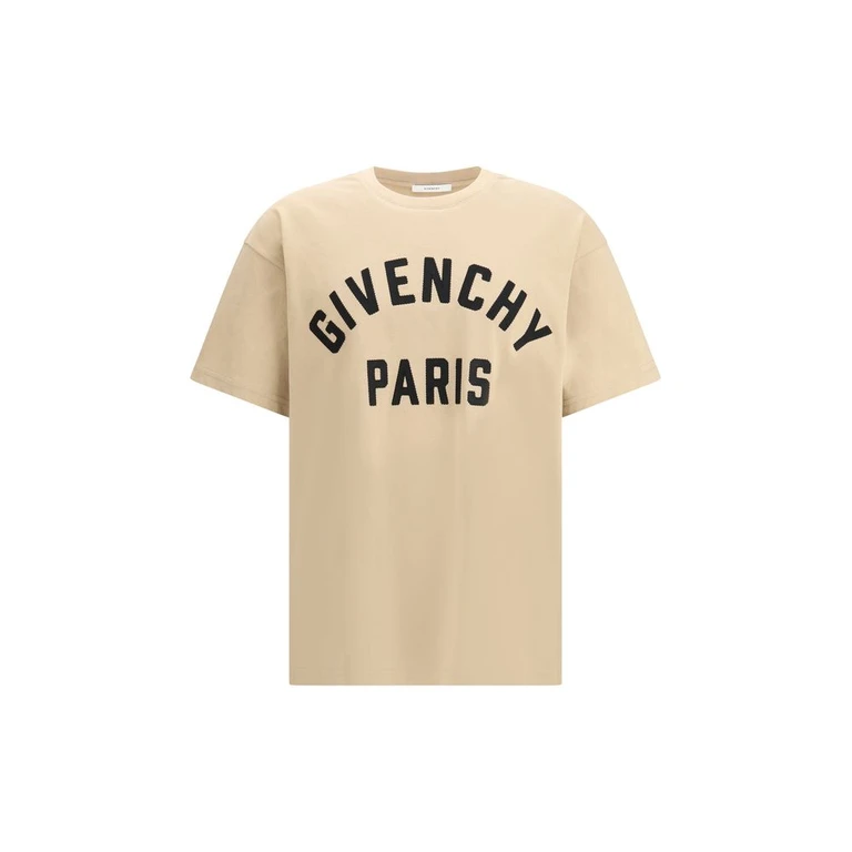 Beige Cotton T-Shirt - Men