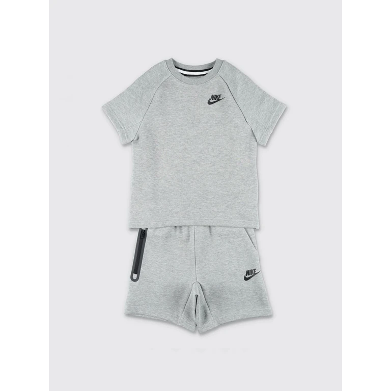 Boy's 2-Piece Cotton Blend T-Shirt and Shorts Set with Logo (86M879042)