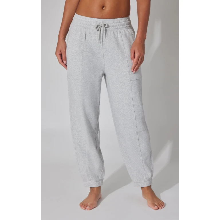 Washed Loop Terry Barrel Jogger