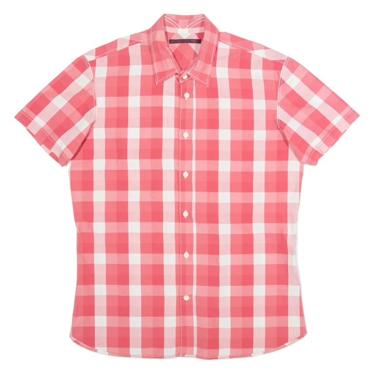 LEVI'S Mens Shirt Red Check M