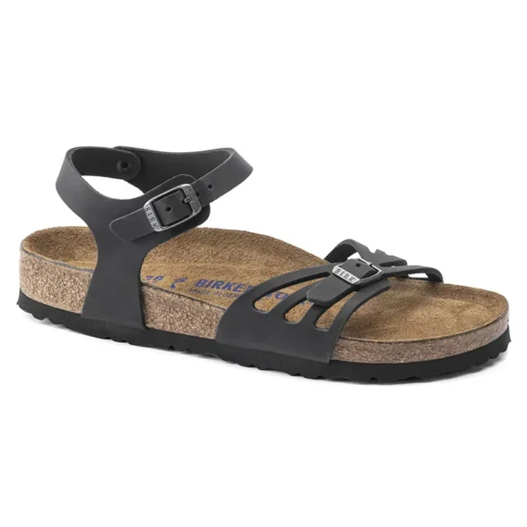 Bali Soft Footbed Oiled Leather Black