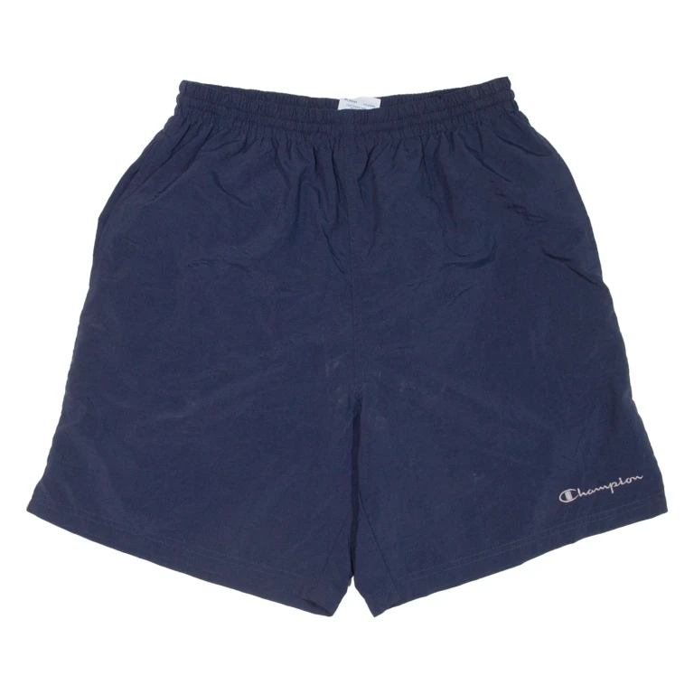 CHAMPION Mesh Lining Mens Swimming Shorts Blue Relaxed M W26