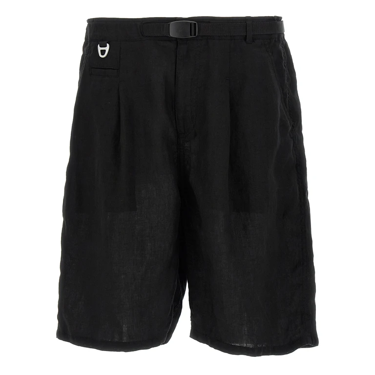 Undercover Black Linen Bermuda Shorts - Men