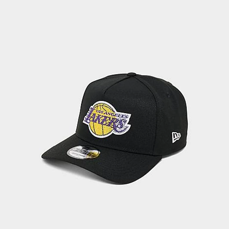 Los Angeles Lakers NBA Draft Day 9FORTY A-Frame Snapback Hat in Black