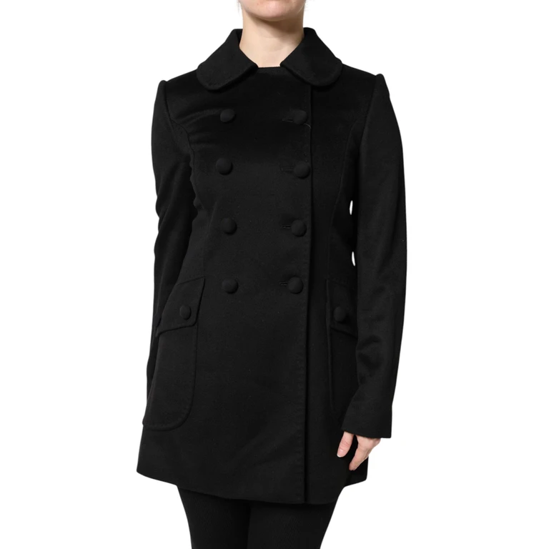 Dolce & Gabbana Black Wool Sartoria Italiano Blazer Jacket Virgin Clothing - Women
