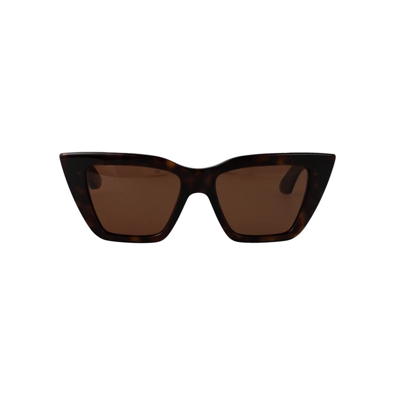 Alexander McQueen Am0507s 002 Havana-havana-brown Recycled Acetate Sunglasses - Women