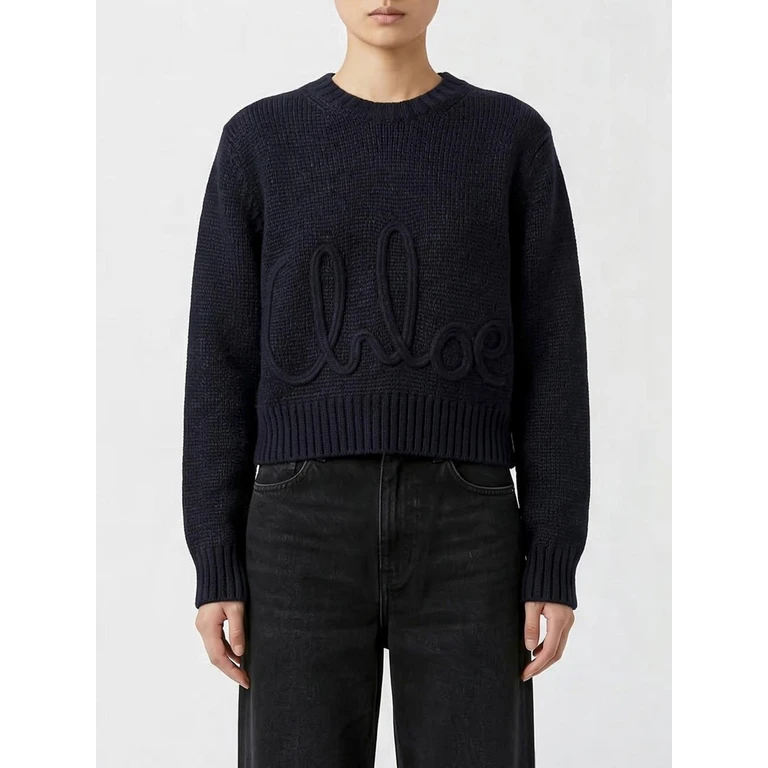 CHLOÉ Sweater Woman color Blue (CH25UMP277404C4)