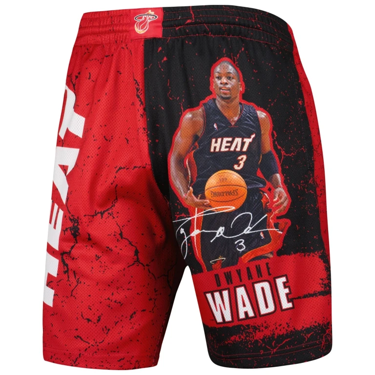 Men's NBA Player Burst Mesh Shorts Heat Dwyane Wade