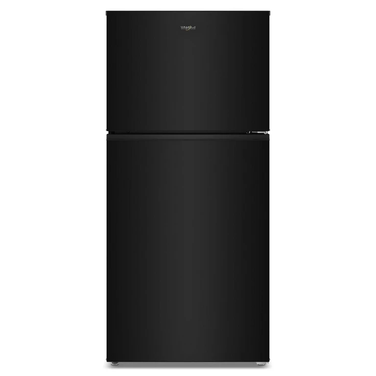 30 in. Wide Top Freezer Refrigerator with Total Coverage Cooling in Black
