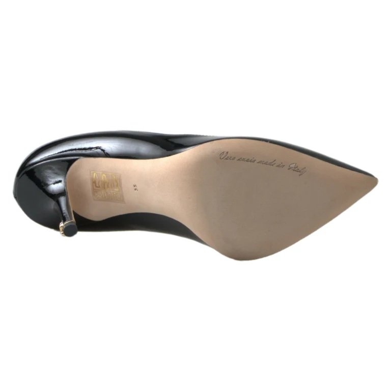 Dolce & Gabbana Black Patent Leather High Heels Pumps Shoes - Women