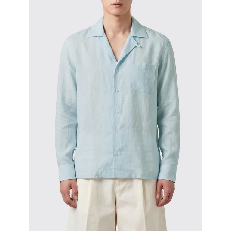 Shirt Men color Gnawed Blue (PAPAULCNC1930810)