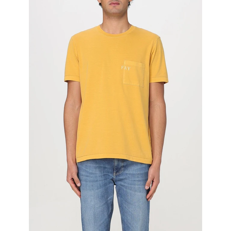 T-Shirt Men color Yellow (NPMB350132TUY1G400)