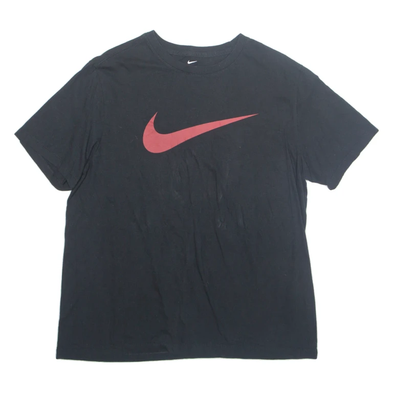 NIKE Mens T-Shirt Black L