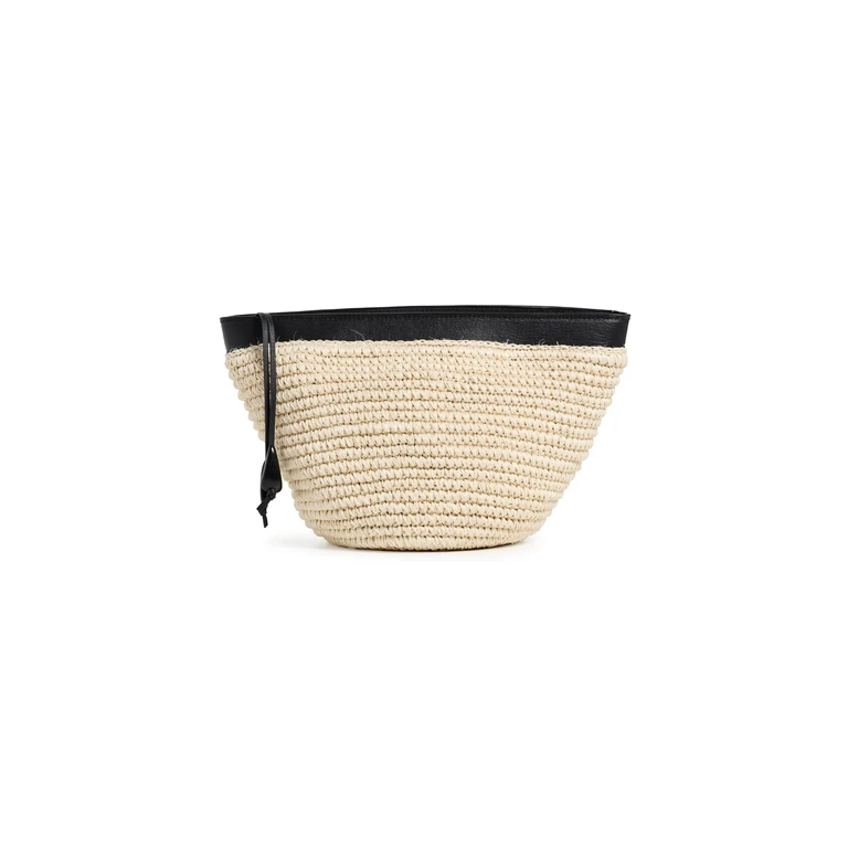 Hunting Season The Large Zip Clutch Natural/Black One Size