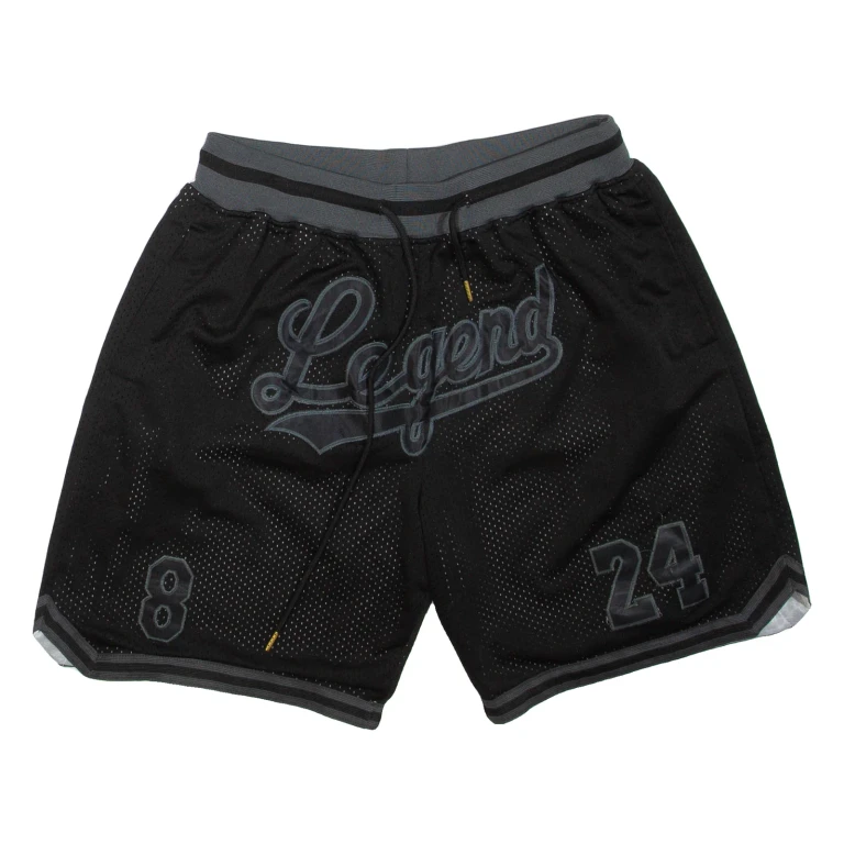 LEGEND Mens Sports Shorts Black L W30