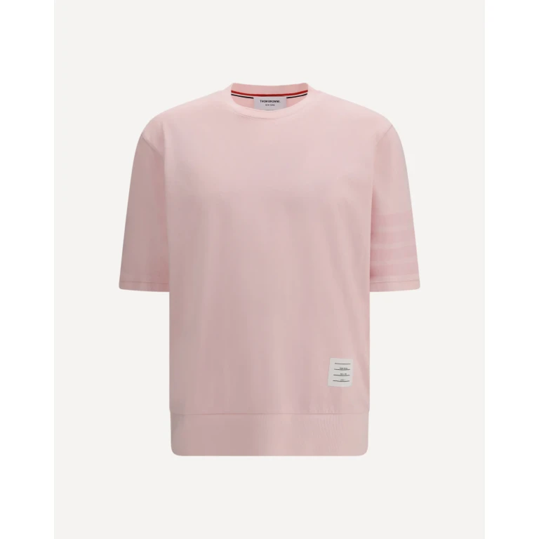 Thom Browne 4-Bar T-shirt van katoenjersey