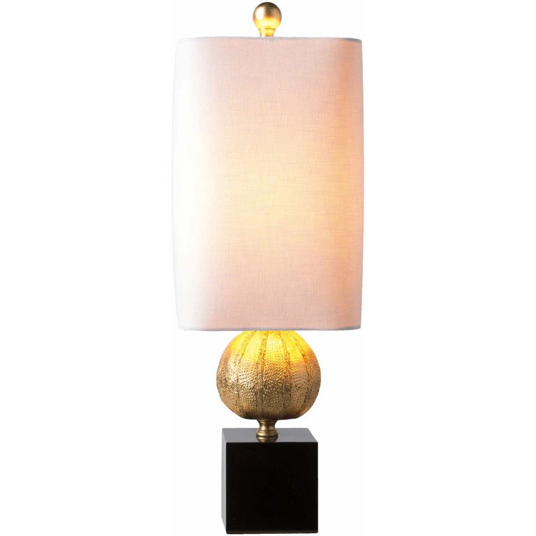 Watsonville Gold & Blac Resin Table Lamp