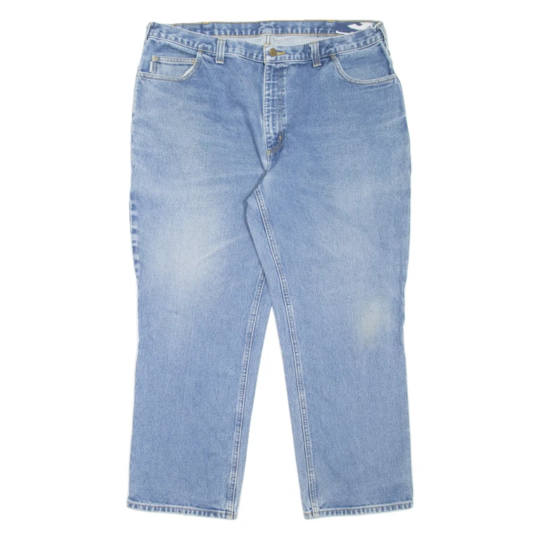 CARHARTT Workwear Mens Jeans Blue Relaxed Tapered W42 L30